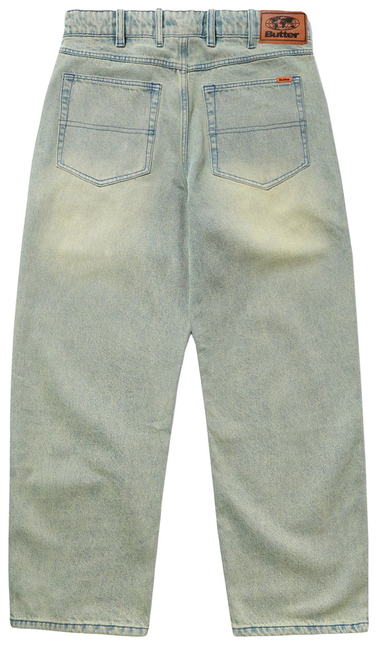 Butter Goods Relaxed Denim Jeans Sunfade Blue