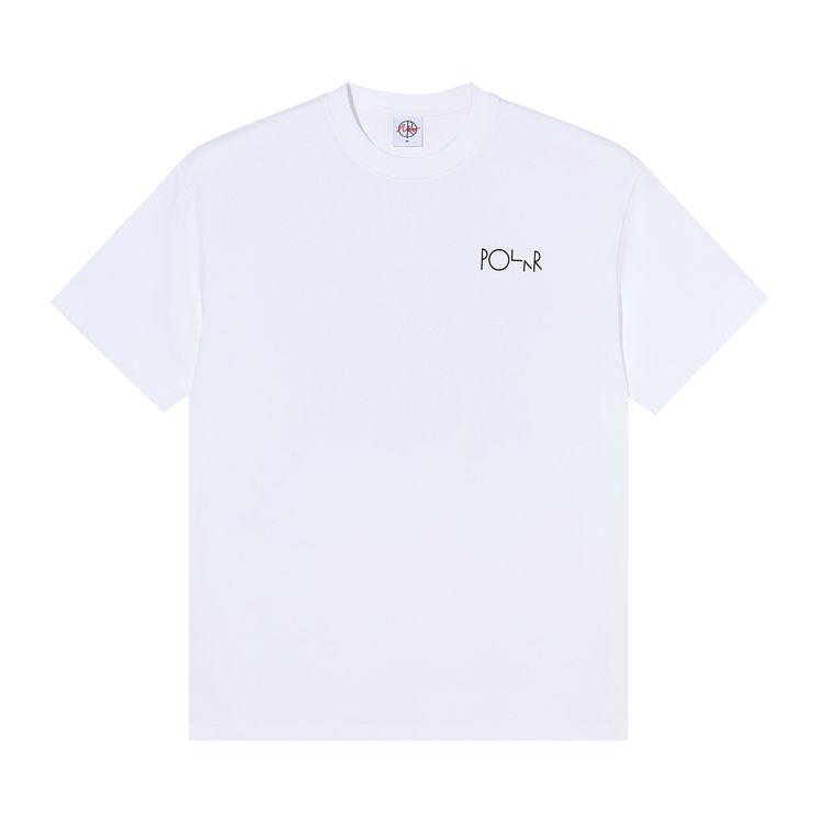 Polar Skate Co Martas Roses Fill Logo Tee White