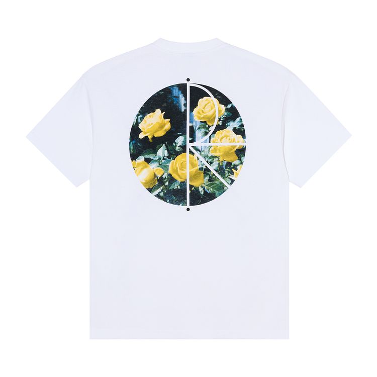 Polar Skate Co Martas Roses Fill Logo Tee White