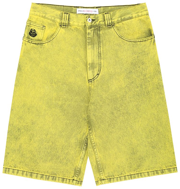 Polar Skate Co Big Boy Angel Child Shorts LemonBlack