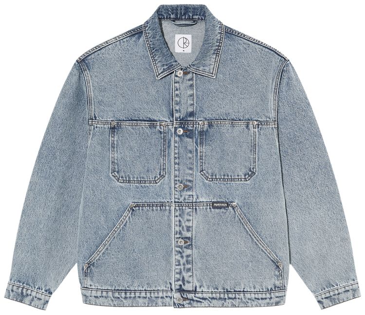 Polar Skate Co Patrik Jacket Heavy Washed Blue