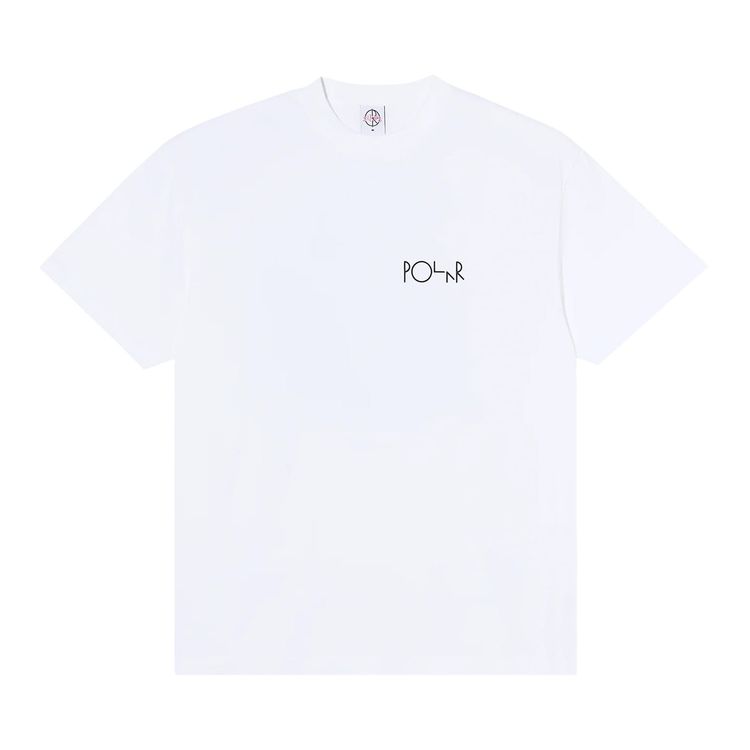Polar Skate Co Searching For Peace Fill Logo Tee White