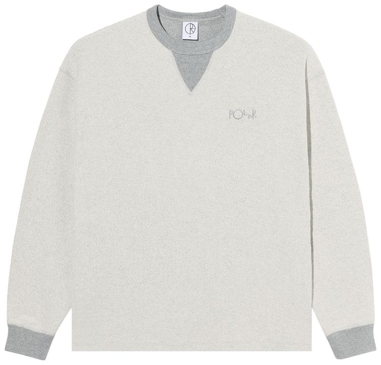Polar Skate Co Reversed Sweater Heather Grey