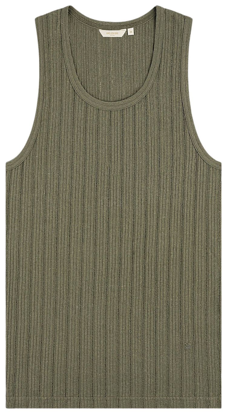 Aime Leon Dore Drop Needle Tank Top Deep Lichen Green