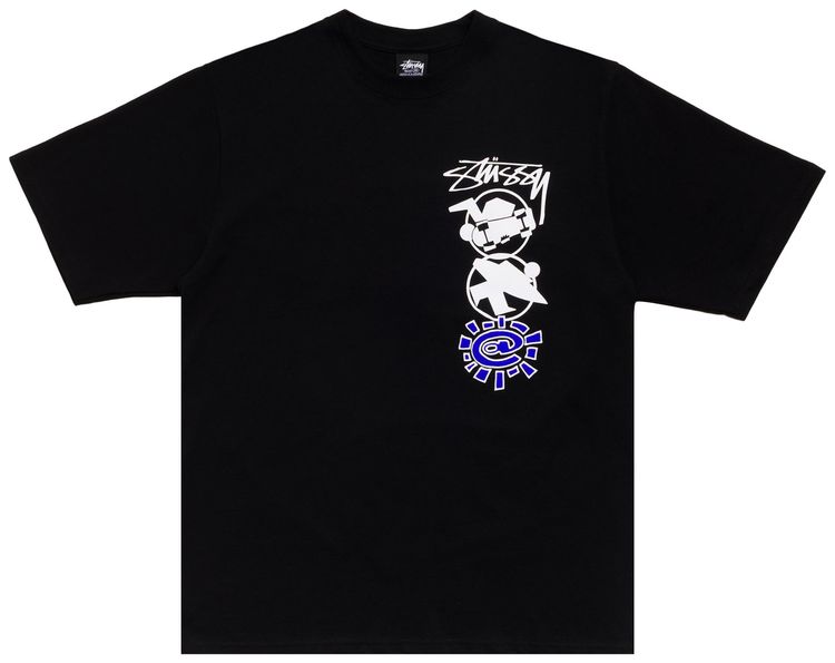 Stussy x Always Stack Tee Black
