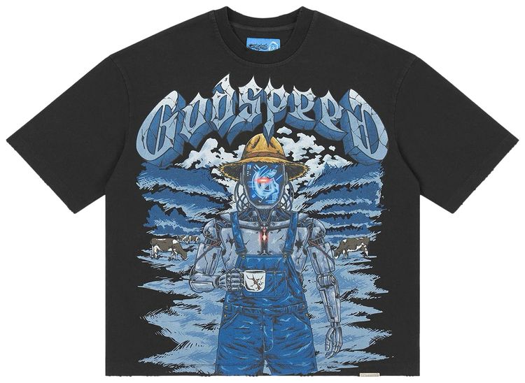 Godspeed Aura Farm II Tee Black