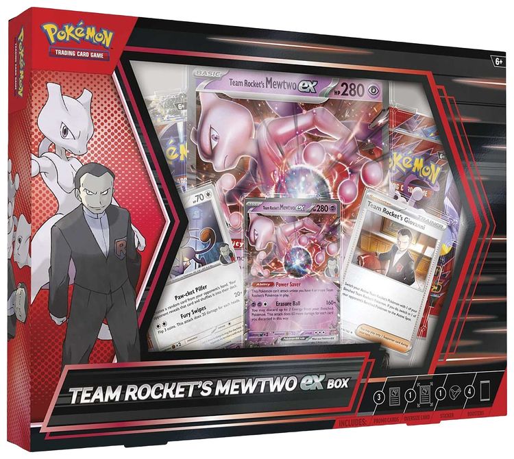 Pokemon Team Rockets Mewtwo ex Box