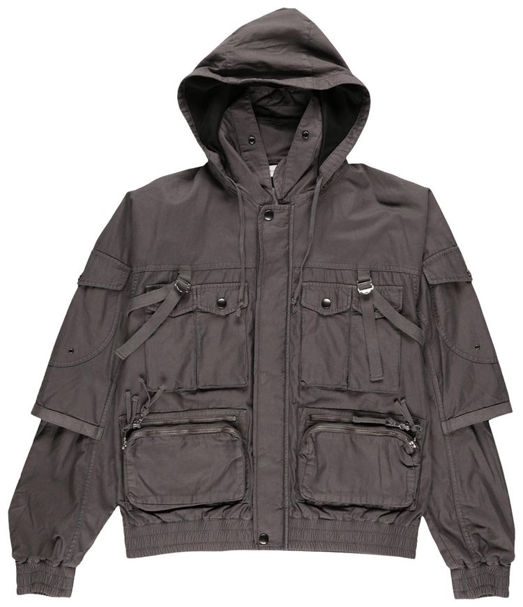 John Elliott Back Sateen Canopy Bomber Black