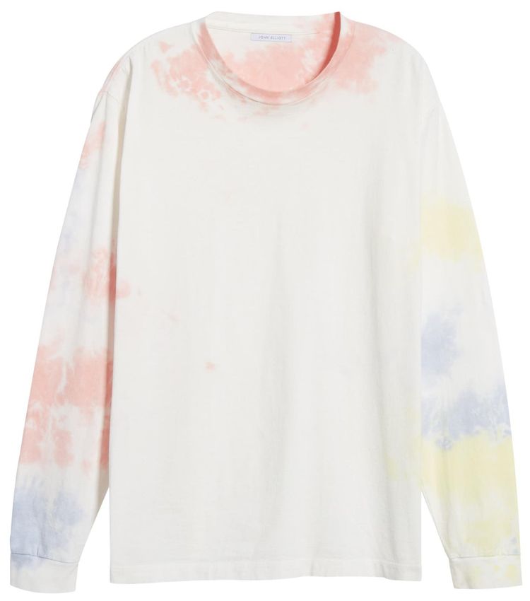 John Elliott Long Sleeve University Tee Ink Bloom