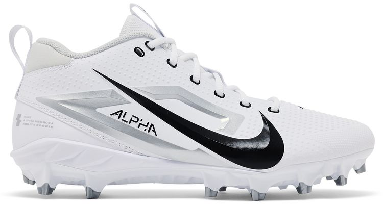 Nike Alpha Menace 4 Varsity White Metallic Silver
