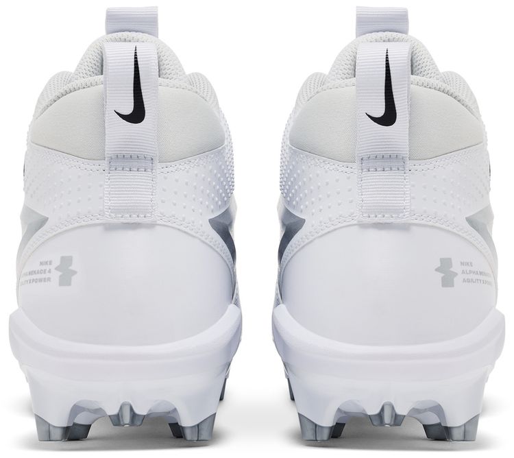 Nike Alpha Menace 4 Varsity White Metallic Silver