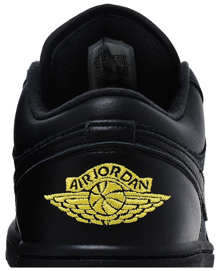 Air Jordan 1 Low SE Black Anthracite Tour Yellow