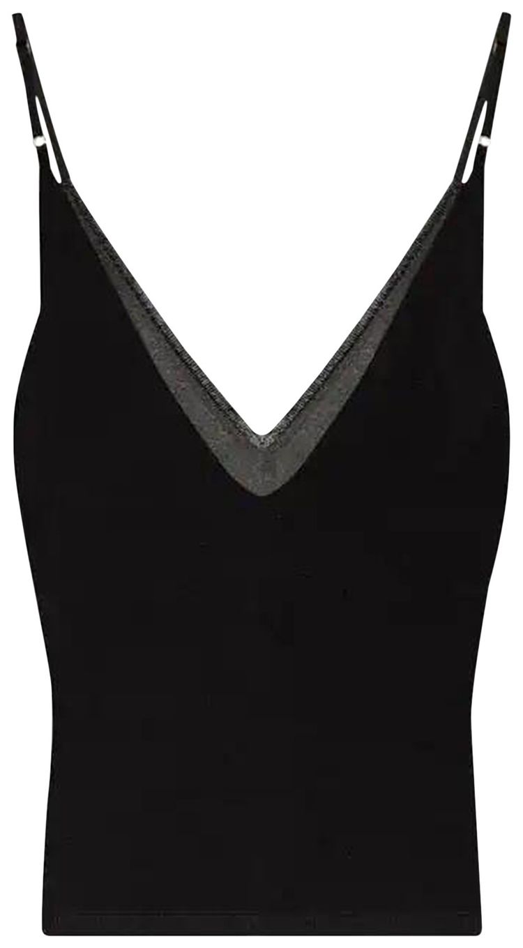 Jacquemus La Maille Sperone Top Black