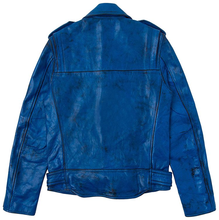 John Elliott x Blackmeans Riders Jacket BlackBlue Print