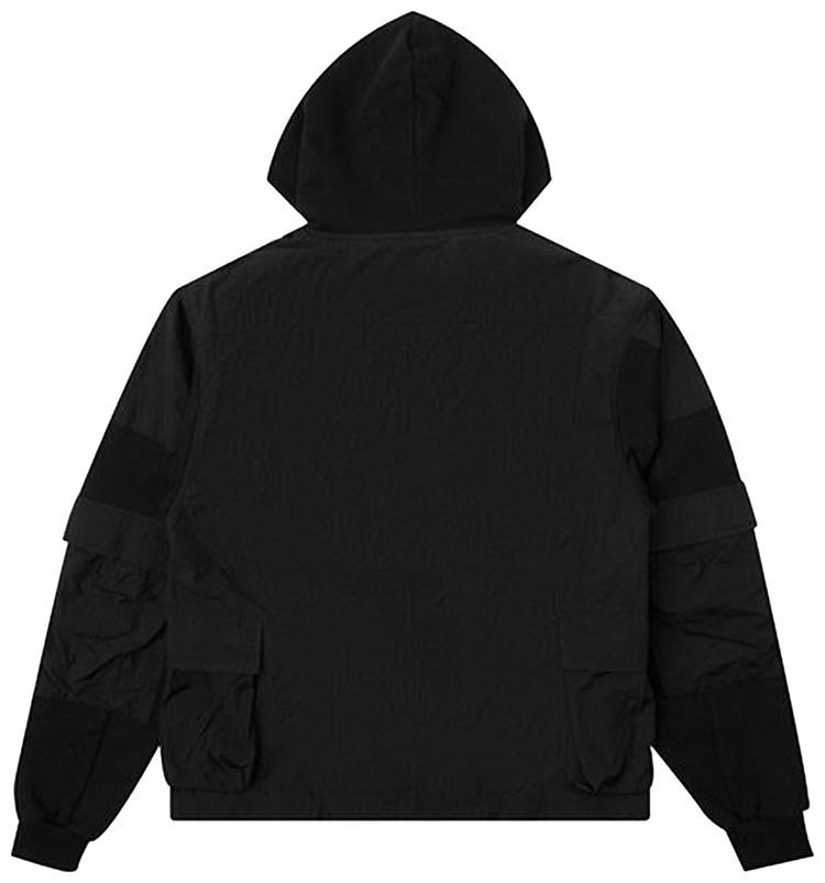 John Elliott Nylon Paneled Jacket Black