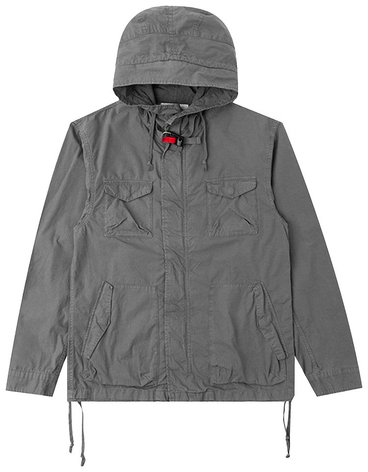 John Elliott Military Zip Field Jacket Charcoal