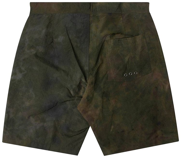 John Elliott Solar Board Shorts Army Tie Dye