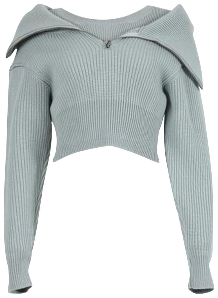 Jacquemus La Maille Risoul Sweater Light Green