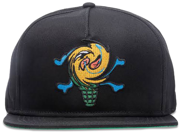 Icecream Spin Cycle Snapback Hat Black