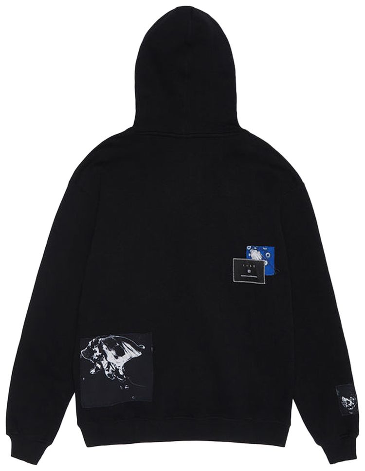 Iise Patch Hoodie Black