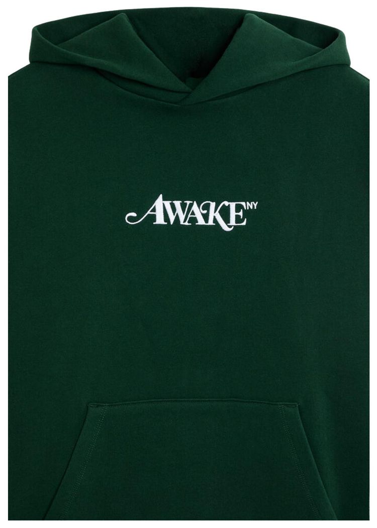 Awake NY Classic Logo Hoodie Green
