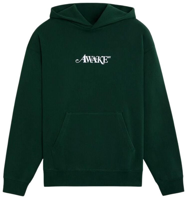 Awake NY Classic Logo Hoodie Green