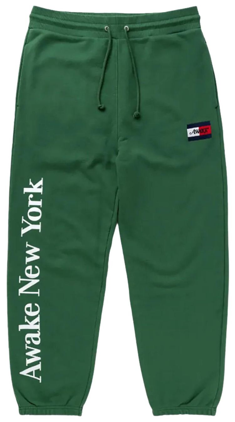 Awake NY x Tommy Hilfiger Logo Patch Track Pants Green
