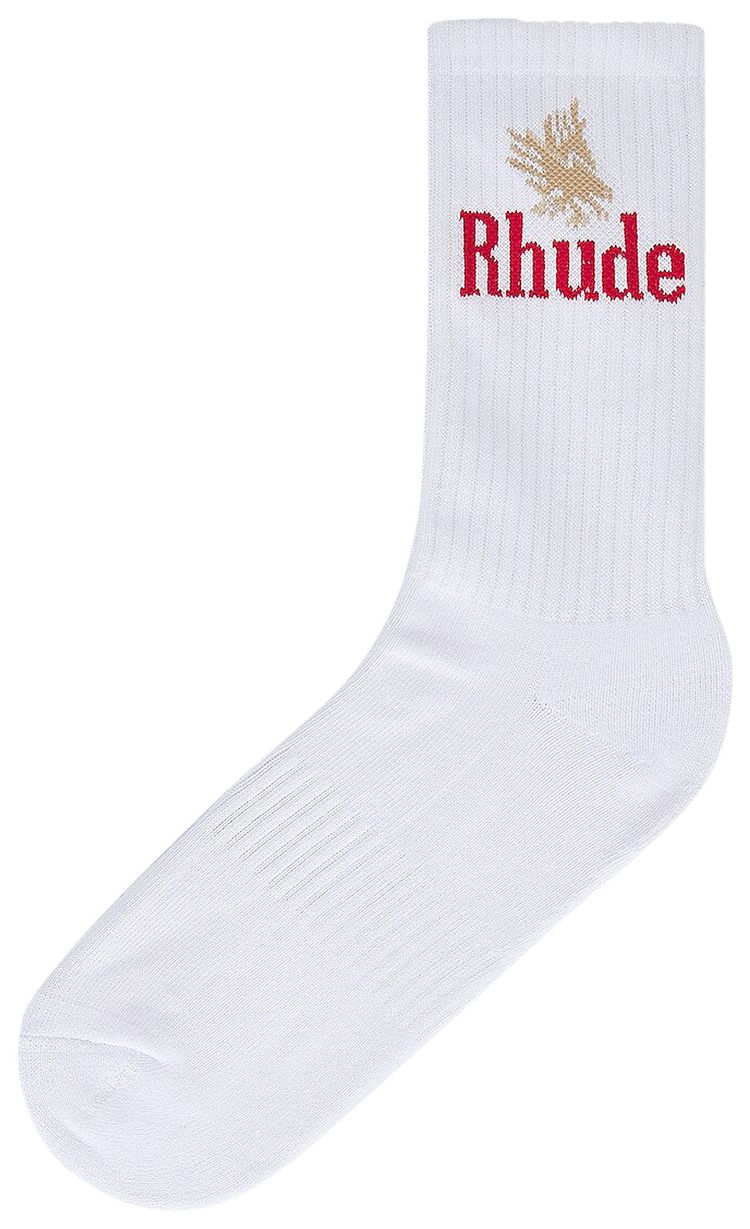 Rhude Eagles Sock WhiteRed
