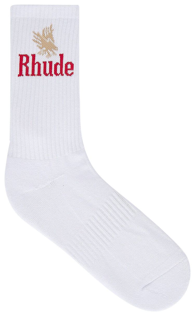Rhude Eagles Sock WhiteRed