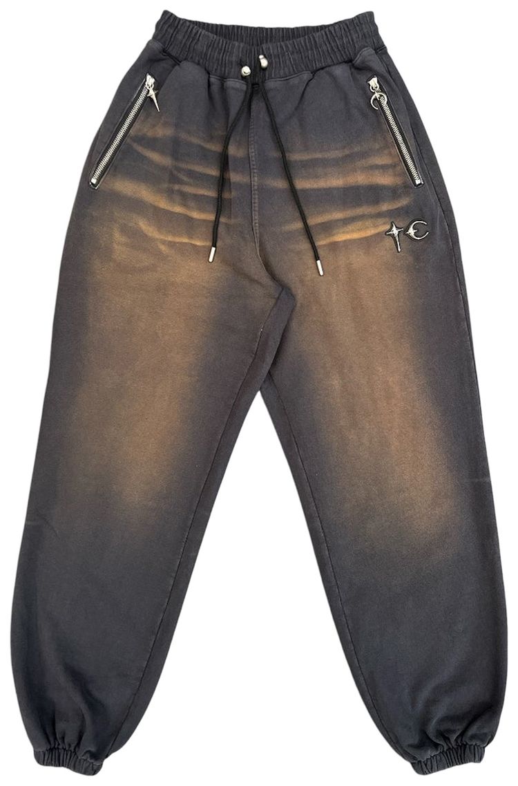 Thug Club Two Tone Washed Jogger Pants RustBlack