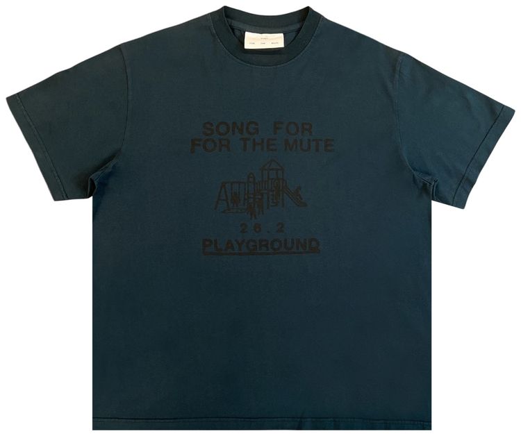 Song for the Mute Recess Standard Tee Overdye Petrol