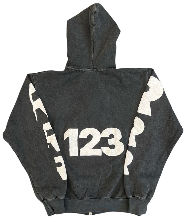 RIVINGTON roi Rebis Apocrypha Pious Zip Hoodie Mechanic Black
