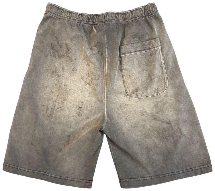 Saint Michael Cut Sew Easy Shorts Charcoal