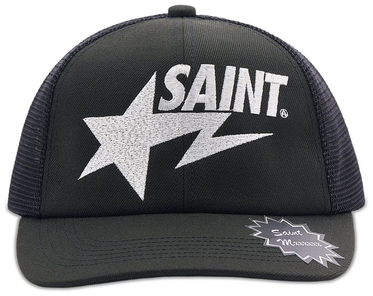 Saint Michael x BAPE Mesh Cap Black