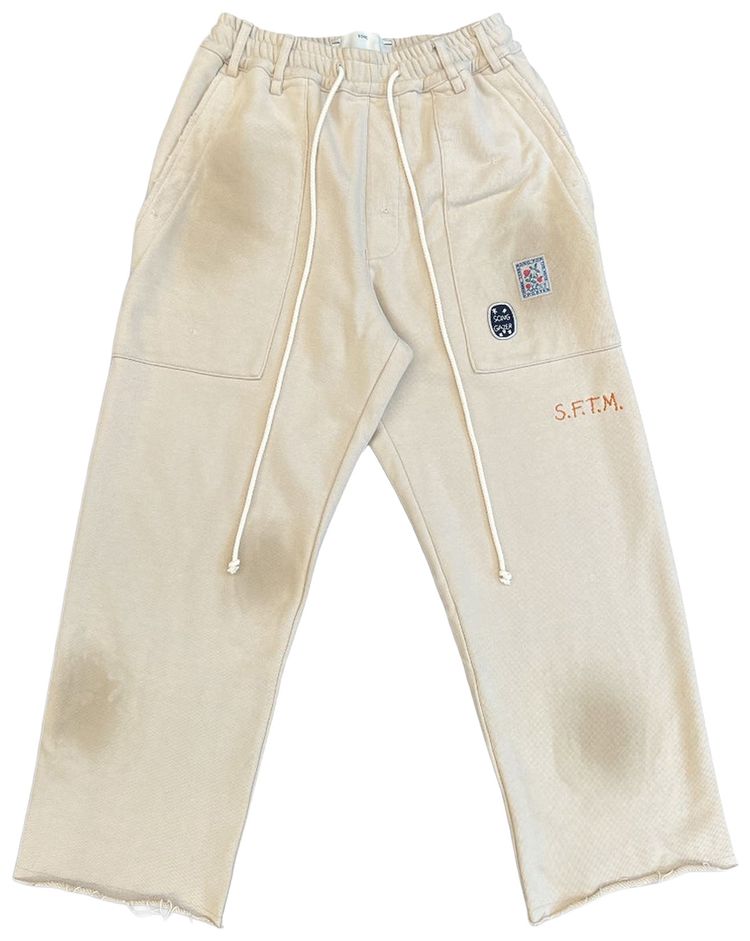 Song for the Mute Gym Track Pant Beige