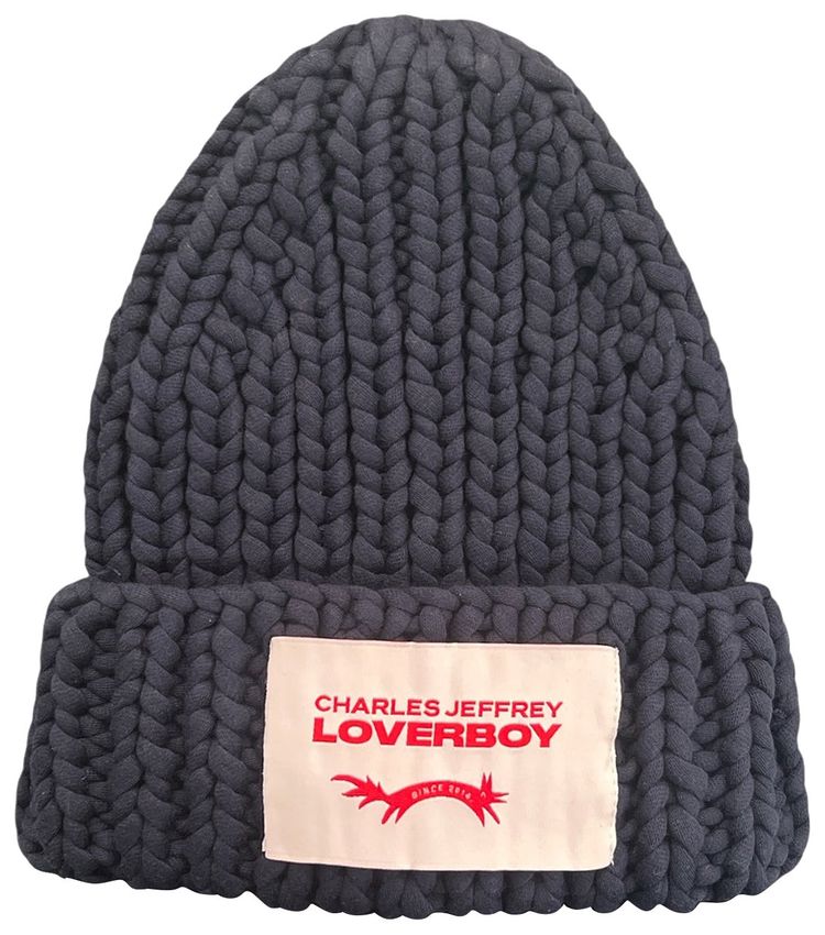 Charles Jeffrey Loverboy Chubby Beanie BlueNavy