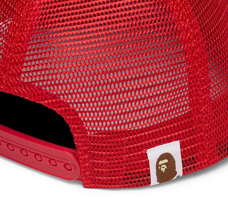 Saint Michael x BAPE Mesh Cap Red