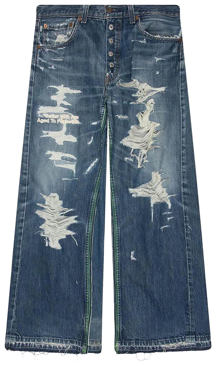 Better With Age Smoked Double Wide Denim Indigo