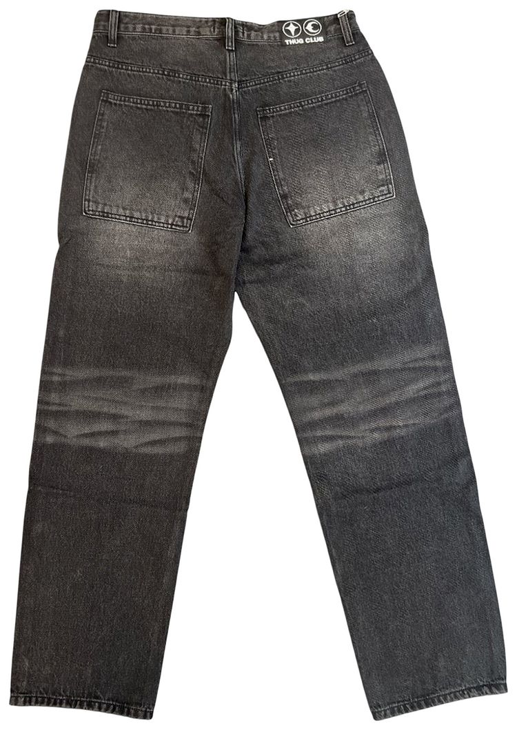 Thug Club Thug Pants Denim Ver Black