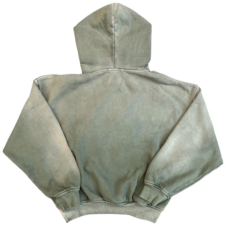 Rhude Chenille Patch Logo Hoodie Washed OliveBlack