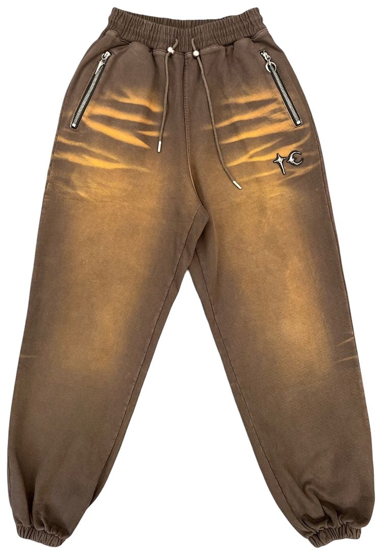 Thug Club Two Tone Washed Jogger Pants Olive