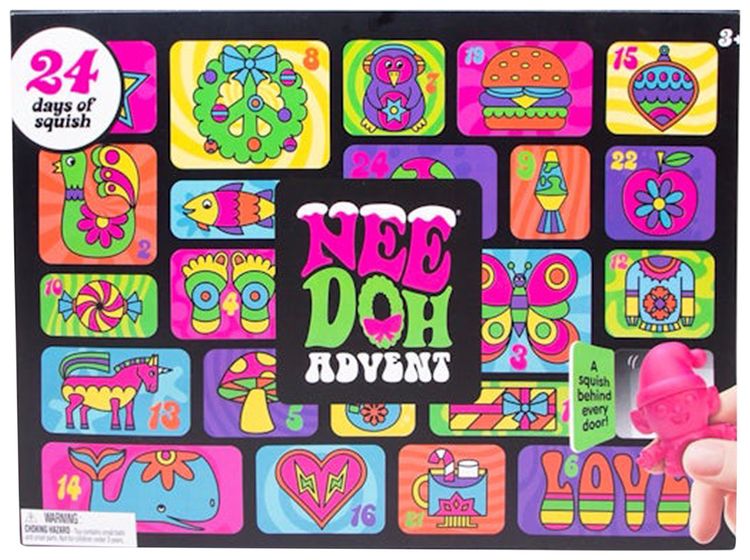 NeeDoh Advent Calendar Squishy Fidget Toy Multicolor