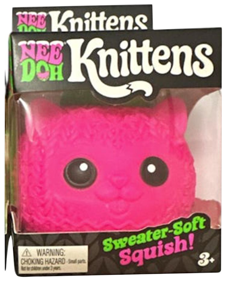 NeeDoh Knittens Squishy Fidget Toy Pink
