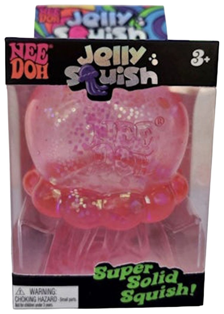 NeeDoh Jellysquish Squishy Fidget Toy Pink