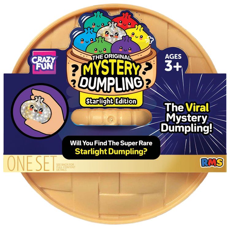 Crazy Fun Squishy Bun Charming Mystery Dumplings Starlight Blind Box Multicolor