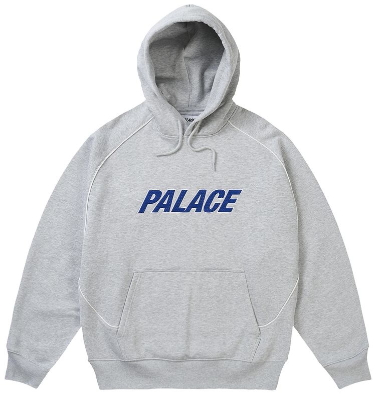 Palace Line It Up Hood Grey Marl