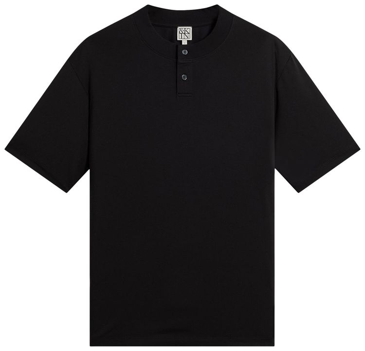Kith Kin Albie Henley Tee Black