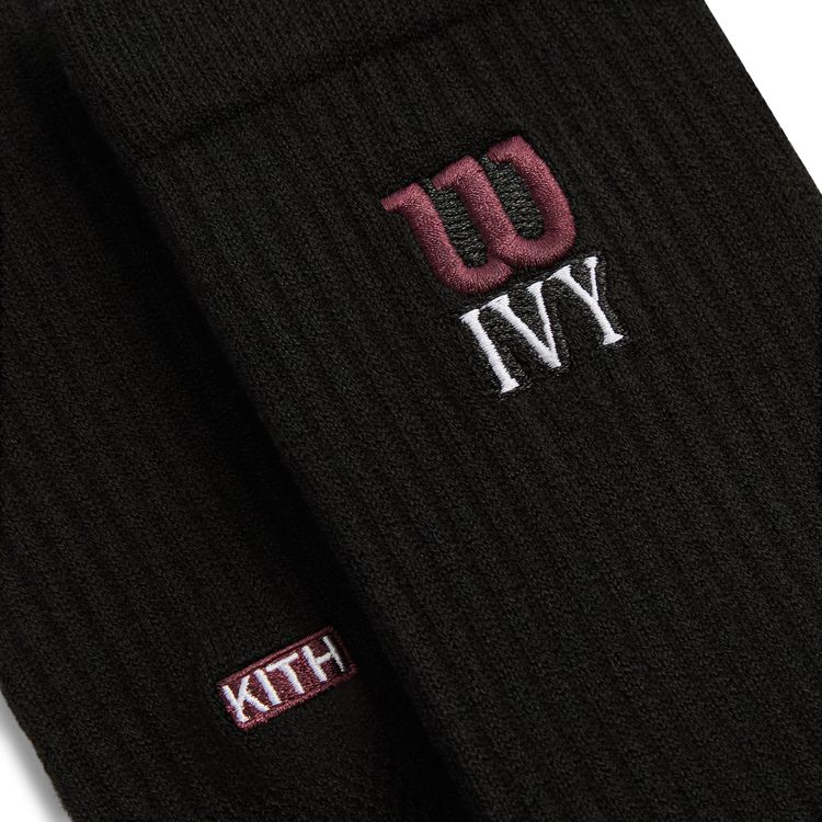 Kith Ivy For Wilson Performance Crew Socks Black