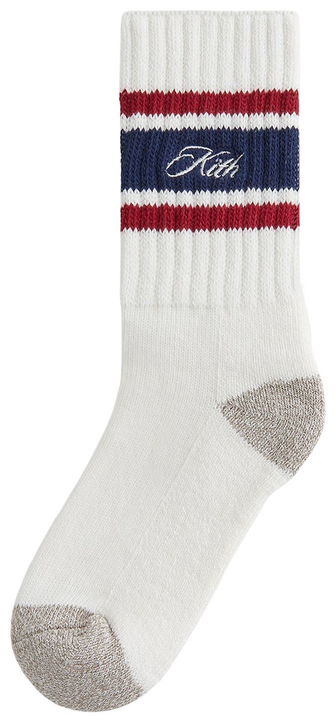 Kith Striped Chunky Crew Socks Nocturnal