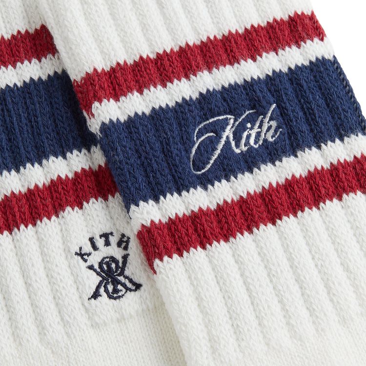 Kith Striped Chunky Crew Socks Nocturnal